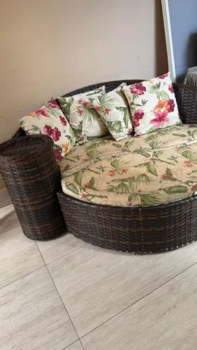 Chaise dupla área externa