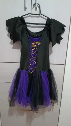 Vestido Bruxa infantil