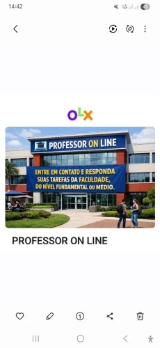 Professor on line