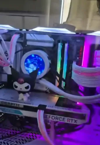 Gabinete Gamer Branco Coolermaster masterbox 520 mesh