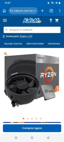 Placa mae b450m asrok + Ryzen 3