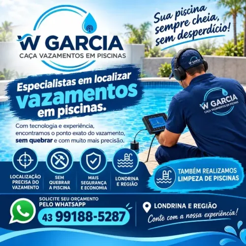Localização de vazamentos em Piscinas