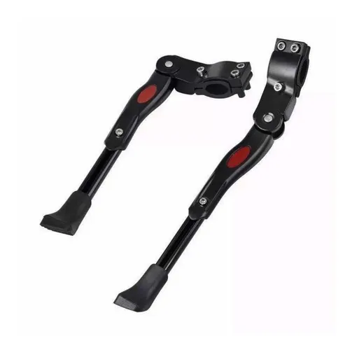 Pezinho Para Bike Descanso Lateral Com Regulagem Preto Aro 20 até 29 7361