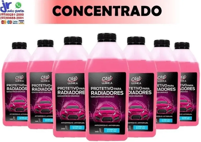 Aditivo Radiador Concentrado Orgânico Orbi (1 Litro)