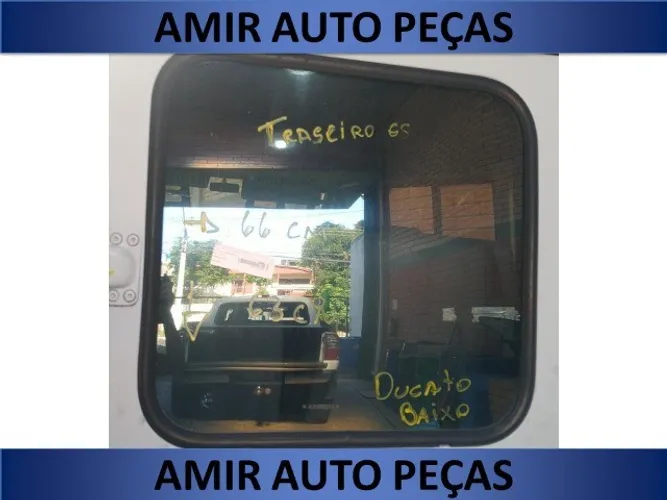 Vidro Vigia Porta Traseiro Lado Esquerdo Fiat Ducato Teto Baixo 