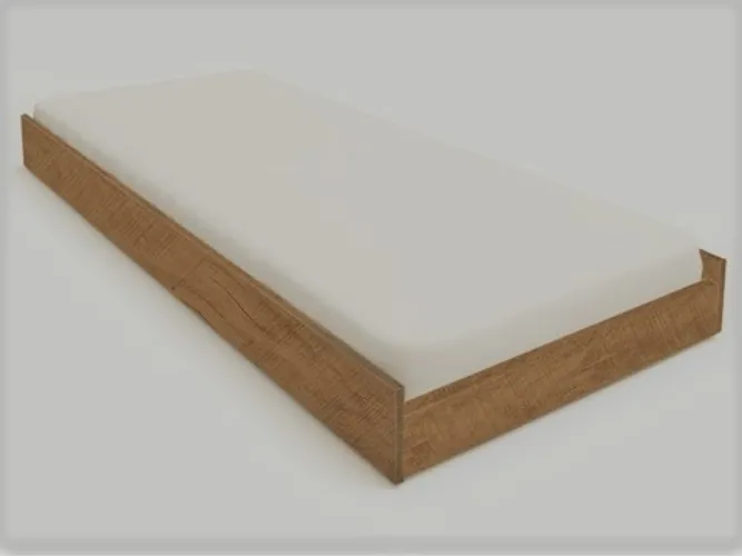Cama Auxiliar Smart Sem colchão Marrom Até 12x - Frete Grátis 