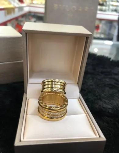   Alianças aneis de luxo bvlgari com caixa original bulgari