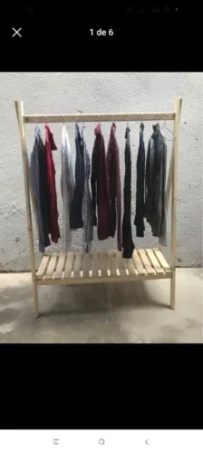 Arara cabideiro de roupa