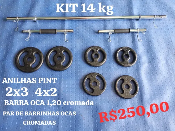 Kit 14 kg Completo pintado