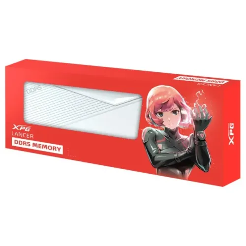 Memória 16GB 5200MHz Adata XPG Lancer,DDR5, RGB, Branca, XMP 3.0, AMD Expo - AX5U5200C3816