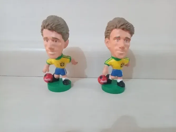 2 Mini Craque Juninho Copa de 1998 Coca Cola