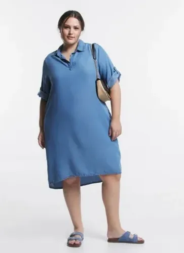 Vestido chemise jeans 