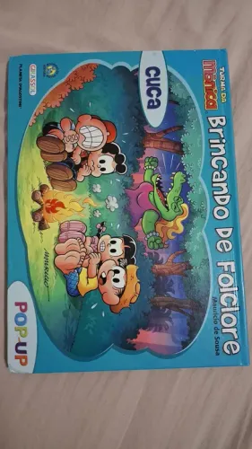 Livro Turma da Mônica Brincando de Folclore - Cuca - Pop Up