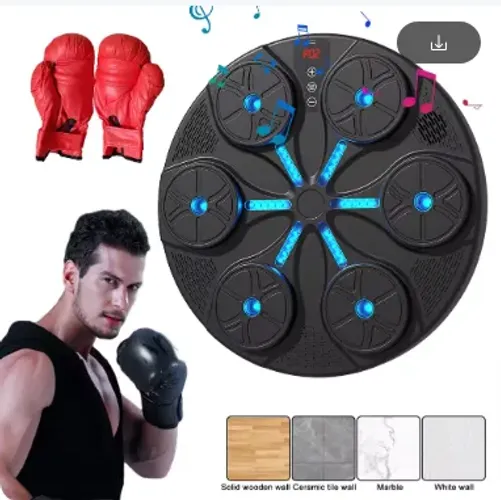 Aparelho de Treno de Boxe Eletrônico com Som Bluetooth com Luvas z757