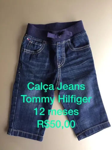 Calça Jeans Tommy Hilfiger 12 meses