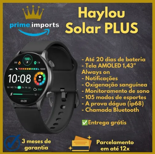 Haylou Solar Plus *LACRADO*GARANTIA*