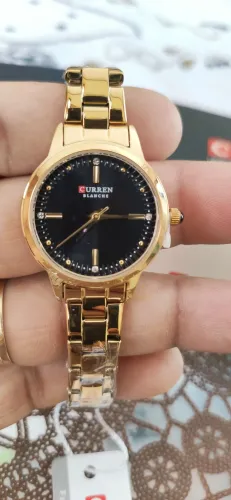 Relógio Curren Feminino Dourado