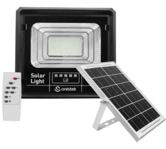 Luminária Solar de Led Onistek ON-LU212 100W Ip66 (Refletor Inteligente)