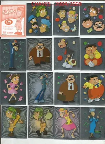figurinhas chaves - ano 2004/2009 - temos outros anos a partir 3.00