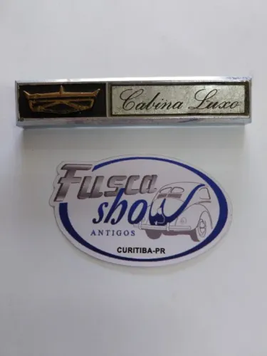 Emblema Porta Luvas F-100 Cabina Luxo