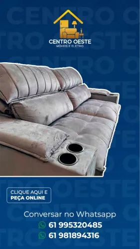 Sofá retrátil reciclável Munique novo a pronta entrega