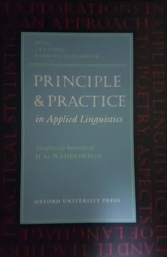 Principle & Practice In Applied Linguistics (livro novo)