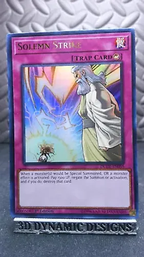Yugioh!!! Solemn Strike Dude-pt055 Ultra Rare