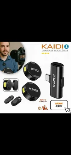 Microfone de lapela magnético para iphone 11 12 13 e 14