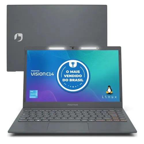 Notebook Positivo Vision C4128A - 14" 4GB 128GB - Novo e Lacrado