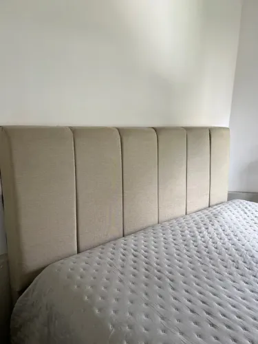Cabeceira de Cama Ortobom Linho Queen - Bege
