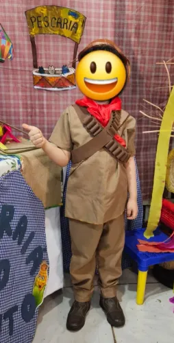 Fantasia cangaceiro festa junina 4/ 5 anos