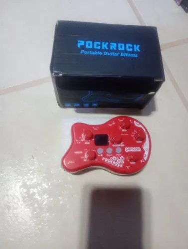 PockRock - Pedaleira de Guitarra Portátil com bateria eletrônica 