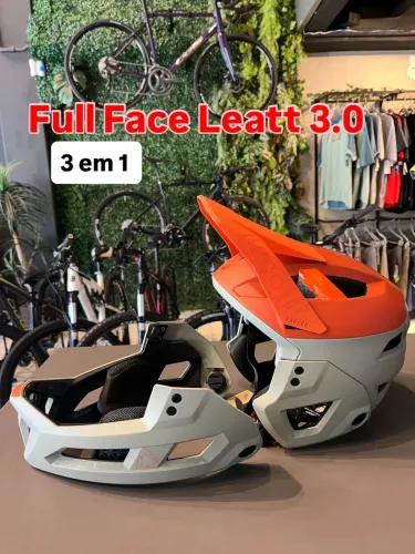 Capacete Mtb enduro Leatt 3.0 modelo 3 em 1 