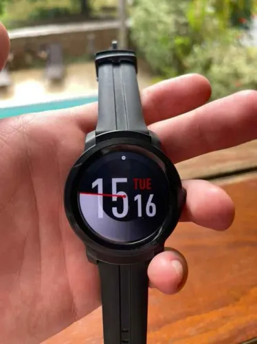 Rélogio Smartwatch google Ticwatch E2-comando d voz-gps(strava)Spotify-ip68-Responde whats