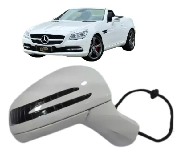 Retrovisor Mercedes Benz Slk 2016 2017 2018 Detalhe Direito (Usado)