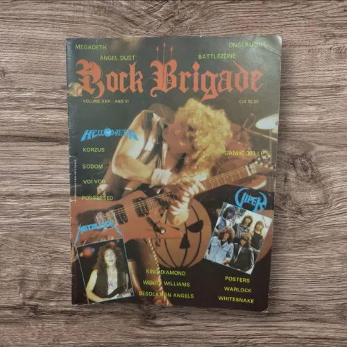 Revista Rock Brigade (23) Set. 1986 Helloween 