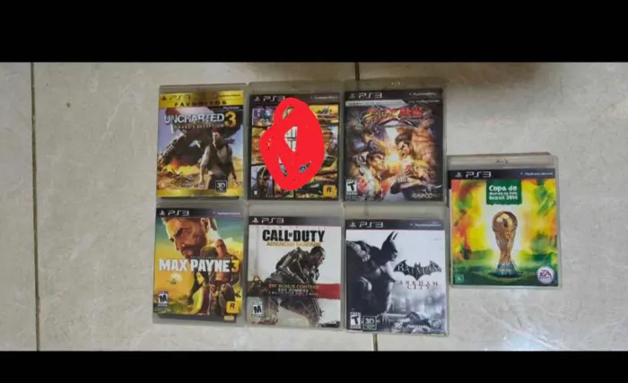 Vendo lote de jogos de PS3