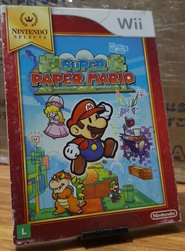 Jogo Super Paper Mario Original Lacrado para Nintendo Wii