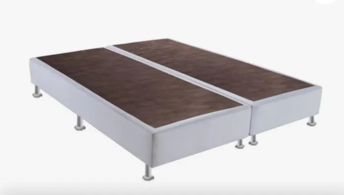 Base para cama box bipartida com design moderno