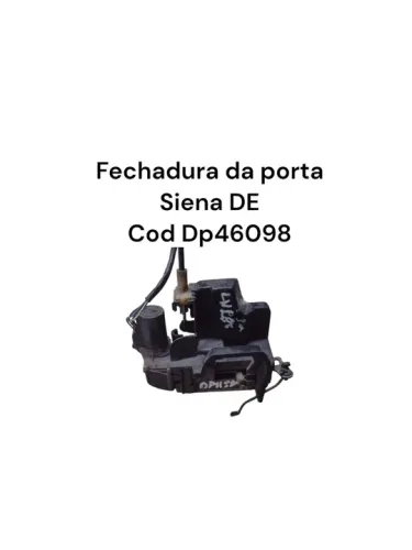 Fechadura da porta Siena DE Cod Dp46098