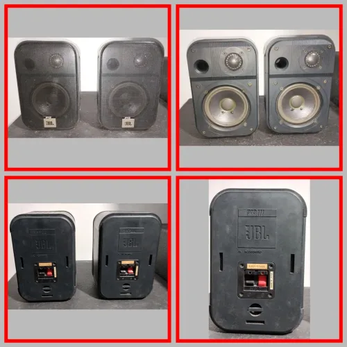 Par de Caixas Acústicas Passivas JBL Pro III