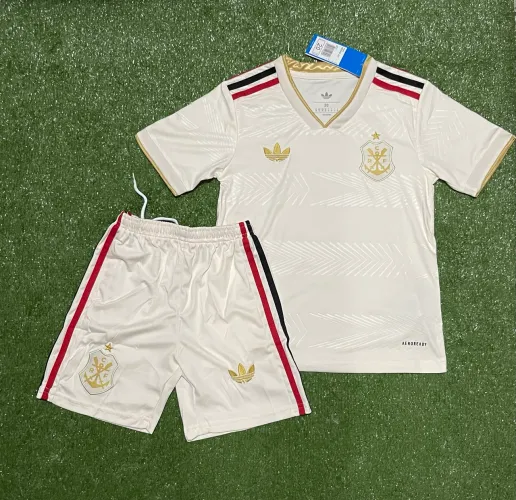 Conjunto infantil Flamengo manto lll