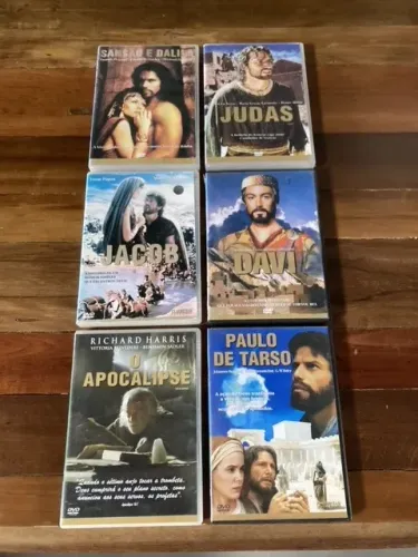 Bíblicos - Lote c/ 6 DVDS