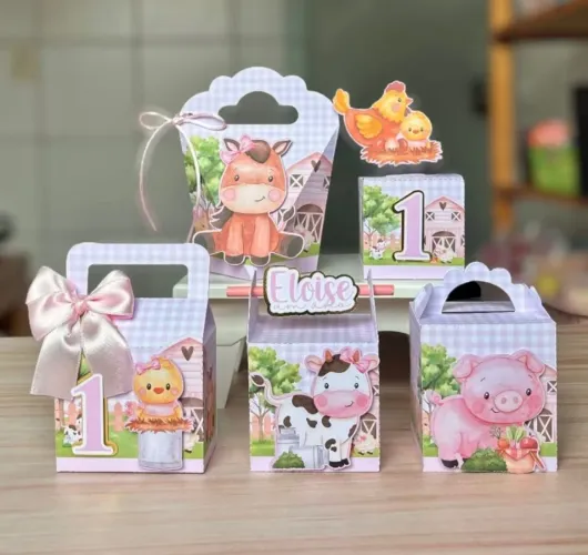 Kit caixas personalizadas - 30 itens