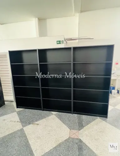 Prateleiras Adega MDF Preto - Kit com 3