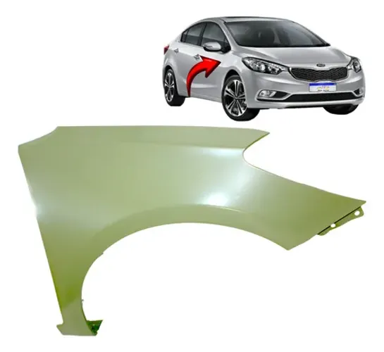 Paralama Kia Cerato 2014 2015 2016 2017 2018 2019 Novo L.d