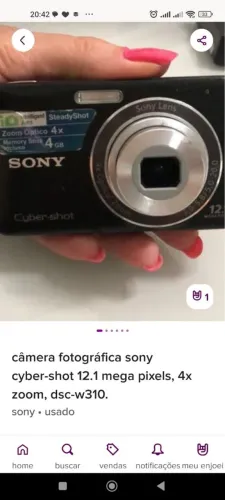 Câmera syber shot