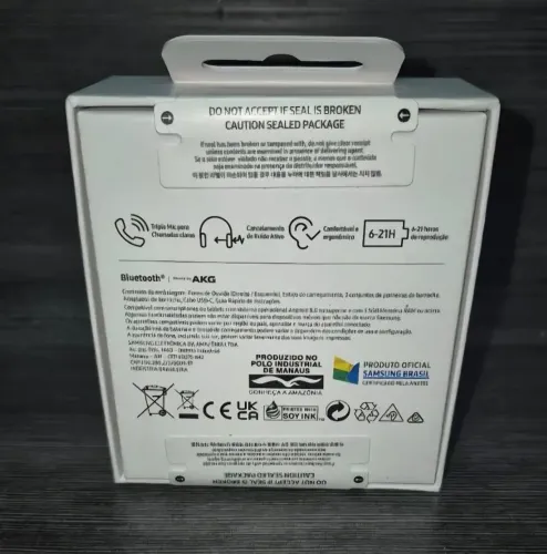 Fone de Ouvido Buds Fe Samsung Novo Lacrado Caixa Anatel Nacional