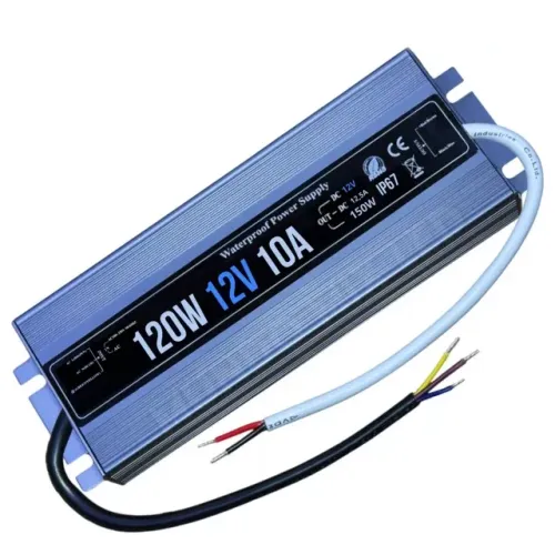 FONTE BLINDADA IP67 12V W:120;A:10