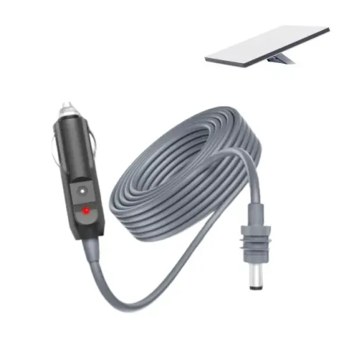 Cabo Para Starlink Mini 3 Metros Veicular Cinzero 12v 24v